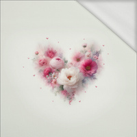 PASTEL BLOOM WZ. 5 - panel (60cm x 50cm) looped knit