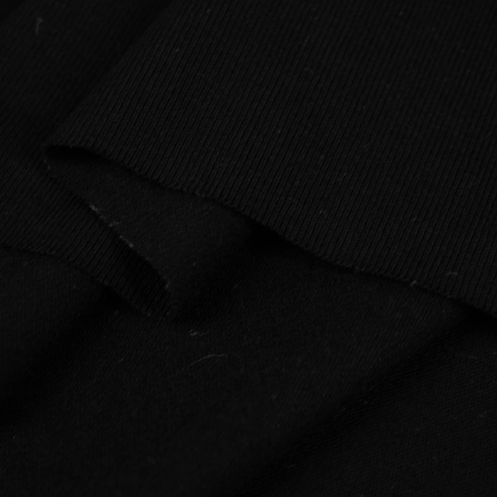 Viskózový úplet single jersey 210g - černá (WD-23)