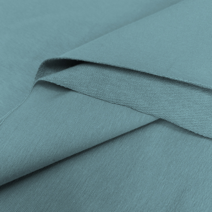 French Terry mit Elasthan - SKY BLUE (D-171)