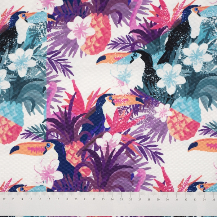 TOUCANS - Waterproof woven fabric