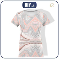 WOMEN’S T-SHIRT - WATERCOLOR pat. 4 - single jersey XXL