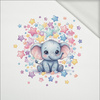 CUTE ELEPHANT - panel (60cm x 50cm) Sommersweat