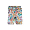 KID`S SHORTS (RIO) - PAPER BUTTERFLIES - looped knit fabric