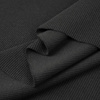Rib Jersey fabric Unicolour - GRAPHITE (D-88) 