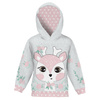 KID'S HOODIE (ALEX) - FAWN JOLA - looped knit fabric (86/92)