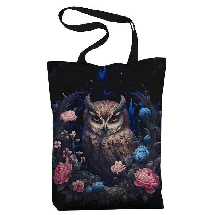 SHOPPER TASCHE - GOTHIC OWL - Wasserabweisende Webware - Nähset