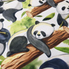 PANDAS ON BAMBOO - Waterproof woven fabric