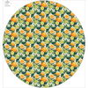 Panel na spódnicę z koła - TUTTI FRUTTI WZ.11/ lime creame