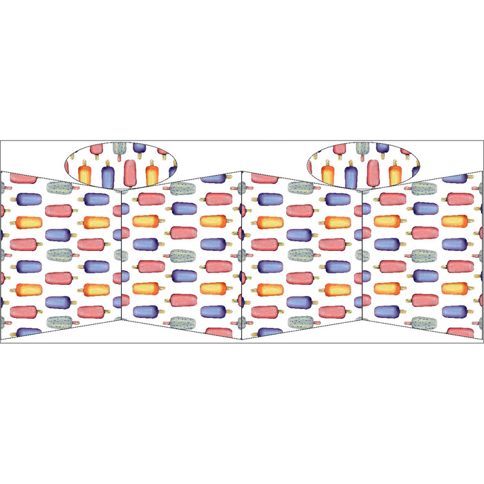 TOTE BAG - POPSICLE pat. 1 - sewing set