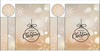 THE BOTTLE COVER - MERRY CHRISTMAS wz. 1 - DIY set