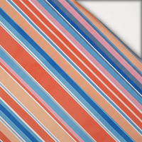 RETRO GEOMETRIC WZ. 10 - lehký, česaný úplet