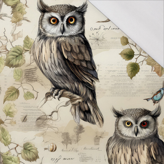 PASTEL BIRDS WZ. 4 (EULEN) - Single Jersey