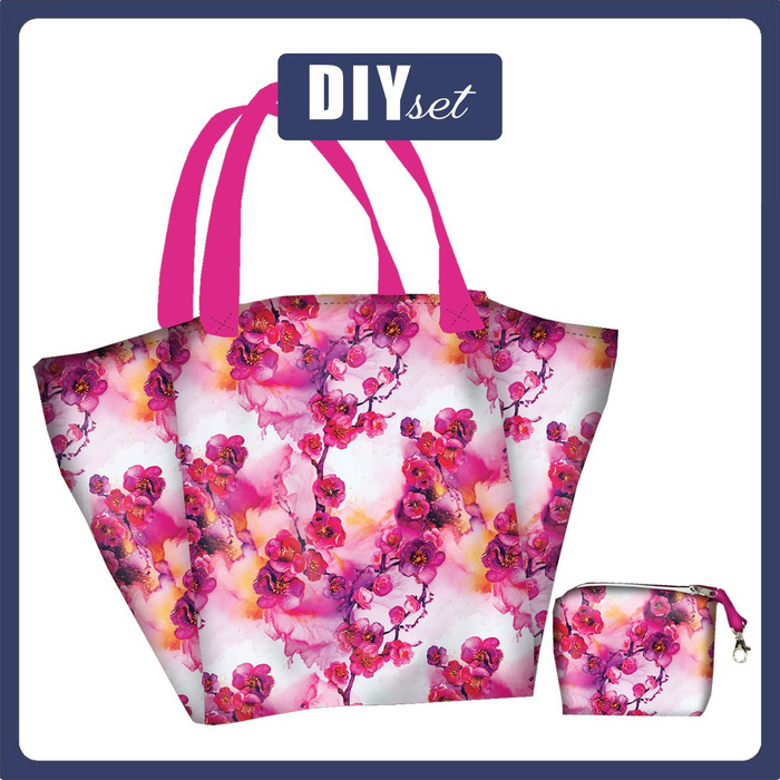 XL bag with in-bag pouch 2 in 1 - ALCOHOL PASTEL WZ. 6 - sewing set