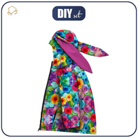 KINDERJACKE BUNNY (ZOE) - BUNTE ABSTRAKTION m. 2 - Nähset (110/116)