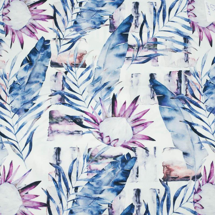 WATERCOLOR LEAVES 2.0 - Waterproof woven fabric