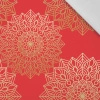 MANDALA m. 5 / rot - Viskose Webware