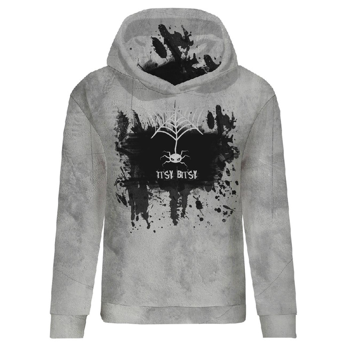 CLASSIC WOMEN’S HOODIE (POLA) - SKULL pat. 4 - looped knit fabric - L