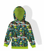 KID'S HOODIE (ALEX) - PRANKSTER CHRISTMAS ELF - looped knit fabric (122/128)