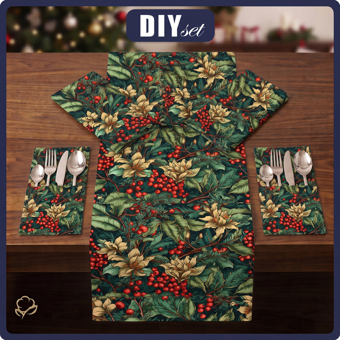 UBROUSKY A BĚHOUN - VINTAGE CHRISTMAS BOTANICAL WZ. 1 - Sada šití