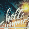 HELLO SUMMER - panel jersey wiskozowy WE210