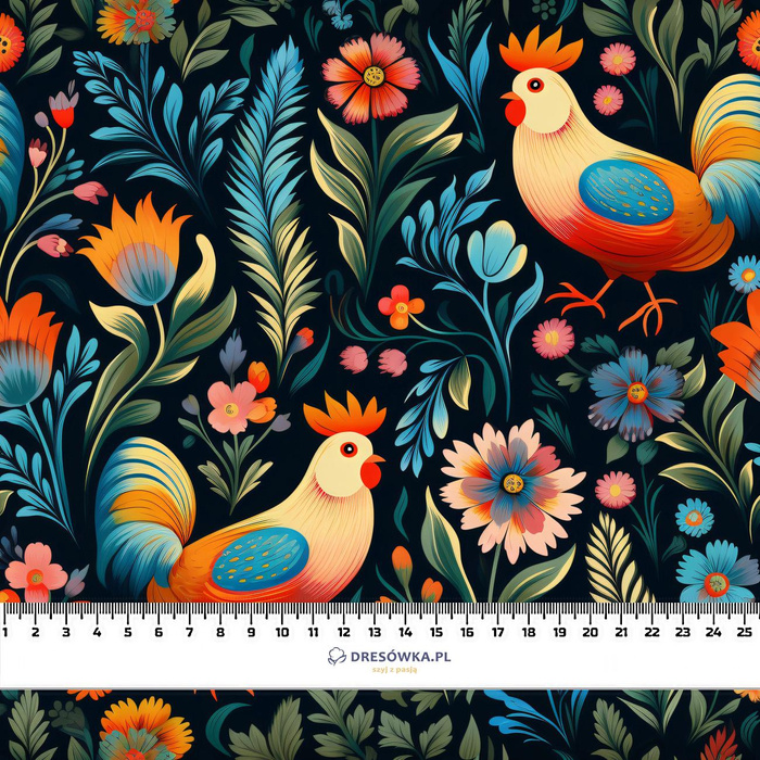 Folk Art wz.18 - looped knit fabric with elastane ITY