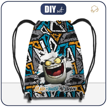 GYM BAG - PANDA RUMBLE - sewing set