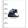 BEAR WZ. 3 - panel (60cm x 50cm) Waterproof woven fabric