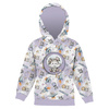 KID'S HOODIE (ALEX) - SPACE CUTIES pat. 10 (CUTIES IN THE SPACE) - looped knit fabric (98/104)