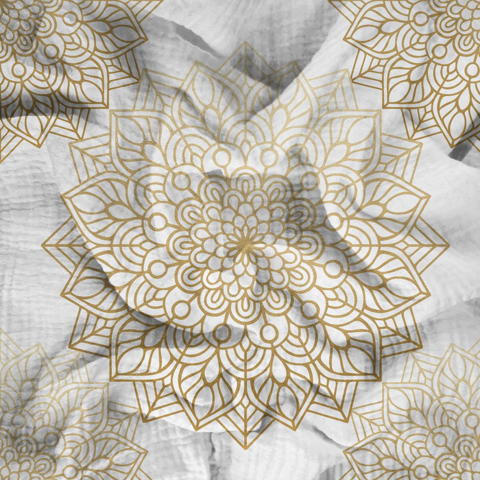 MANDALA wz. 5 - Muślin bawełniany