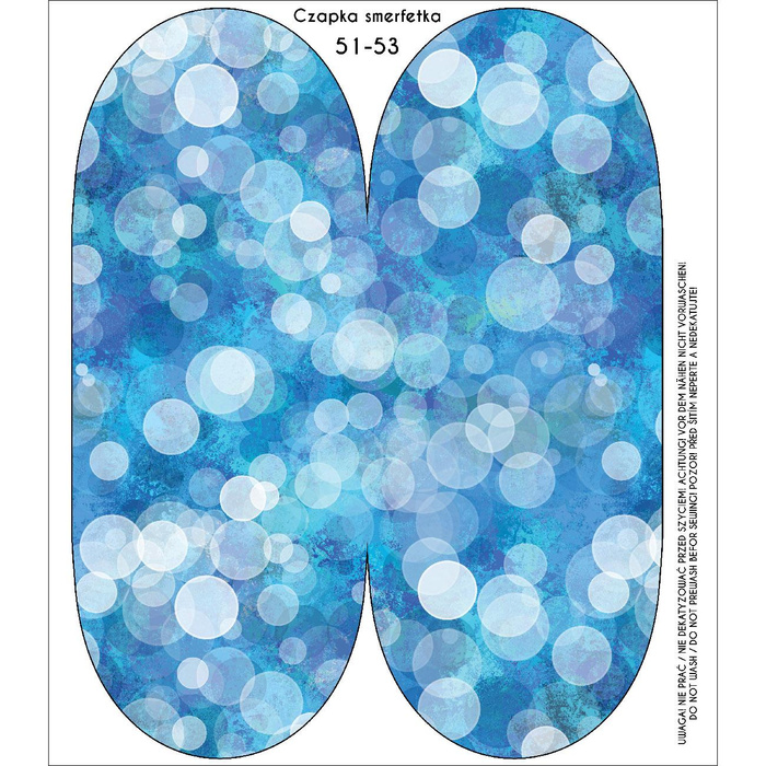 "Beanie" cap - WINTER BOKEH (WINTER IS COMING) 44-47