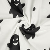 HALLOWEEN SCHWARZE GEISTERCHEN / weiß  - Baumwoll Webware