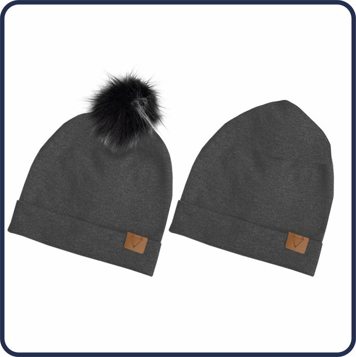 GRAPHITE - Cap and loop creative sewing set