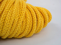 Baumwollkordel - rund, 5mm - MANGO MOJITO (YELLOW)