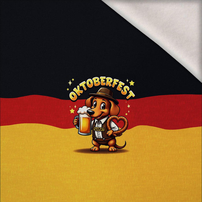 OKTOBERFEST - panel (75cm x 80cm) brushed knitwear with elastane ITY