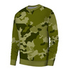 MEN’S SWEATSHIRT (OREGON) BASIC - CAMOUFLAGE PAT. 3 / olive - looped knit fabric M