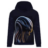 CLASSIC DAMEN HOODIE (POLA) - ALIEN PORTRAIT - Nähset