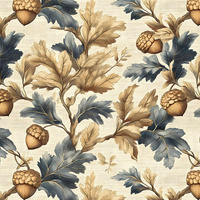 AUTUMN FOREST WZ. 2 - looped knit fabric