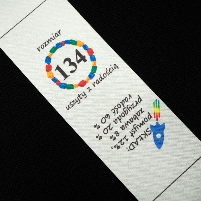 Boyish care tag - size 56 - 4 pcs set