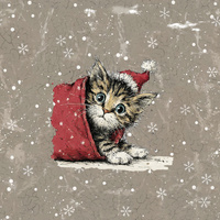 CHRISTMAS PETS WZ. 4 - PANEL (60cm x 50cm)