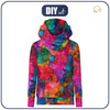 UNISEX HOODIE (HYDRA) - ALCOHOL INK PAT. 5 - sewing set (158/164)
