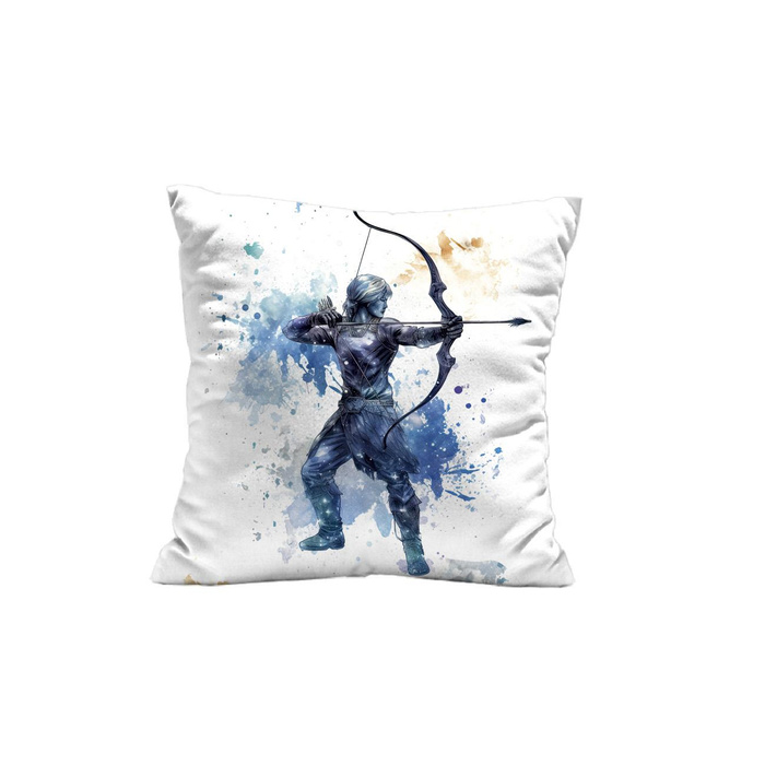 PODUSZKA 45X45 - SAGITTARIUS WZ. 1 - welur tapicerski - zestaw do uszycia