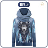 BLUZA Z KAPTUREM UNISEX (HYDRA) - SPIRIT WOLF - zestaw do uszycia (158/164)