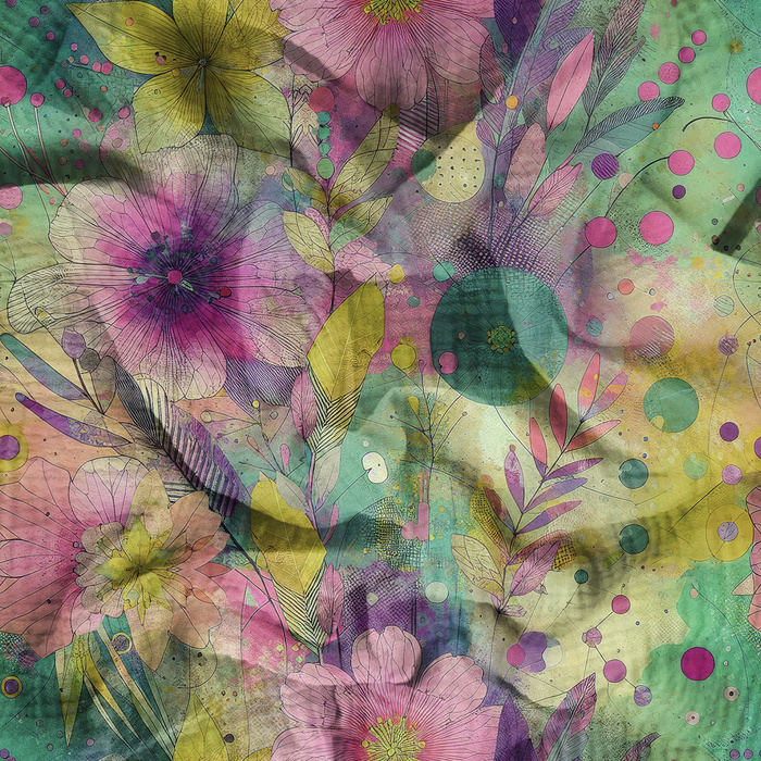 FLORAL REVERIE WZ. 11 - Baumwoll Musselin