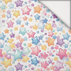 PASTEL STARS - leichte Maschenware angeraut