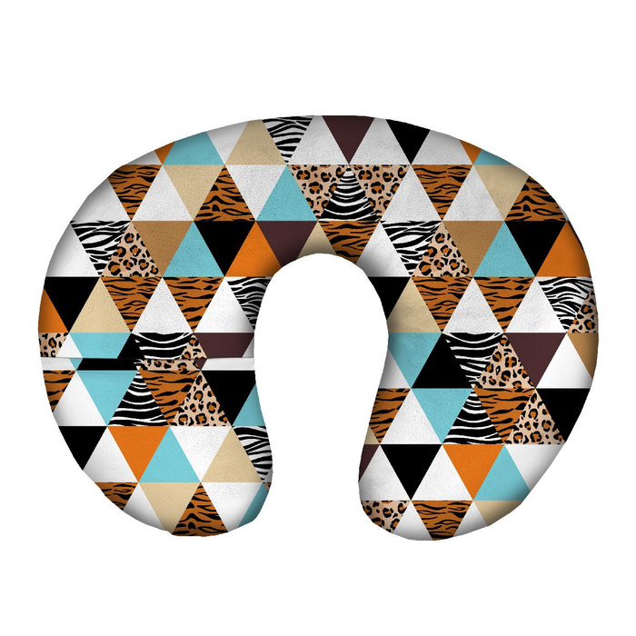 NECK PILLOW - TRIANGLES / SPOTS - sewing set