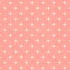 FIRST STAR / salmon pink - Cotton woven fabric