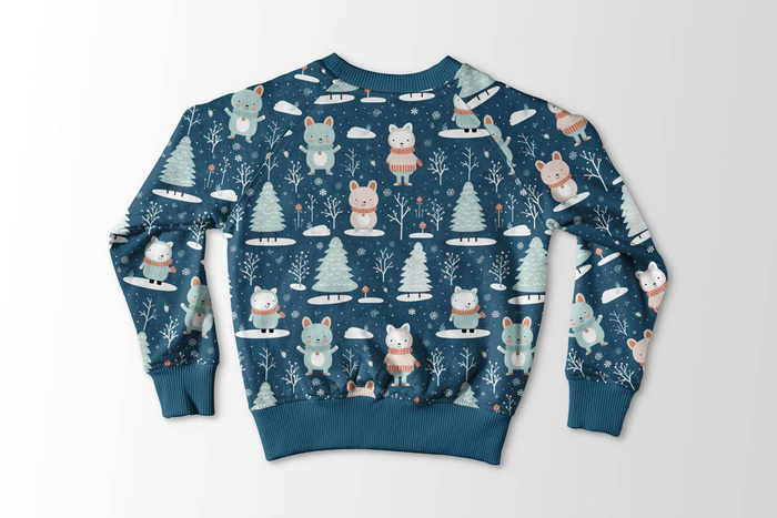 WATERCOLOR WINTER VZ. 5 - single jersey 