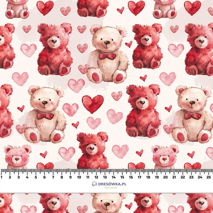 VALENTINE'S DAY 5 - dzianina drapana z elastanem ITY