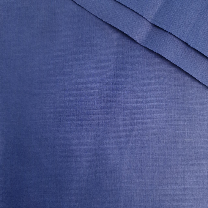 MARINE BLUE - Cotton woven fabric