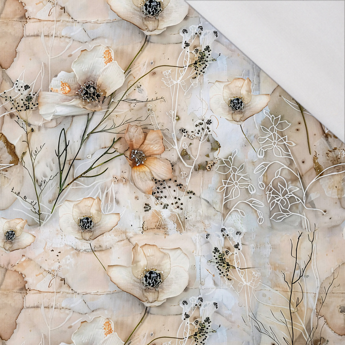 FLOWERS - Cloud Dancer WZ.1 - single jersey